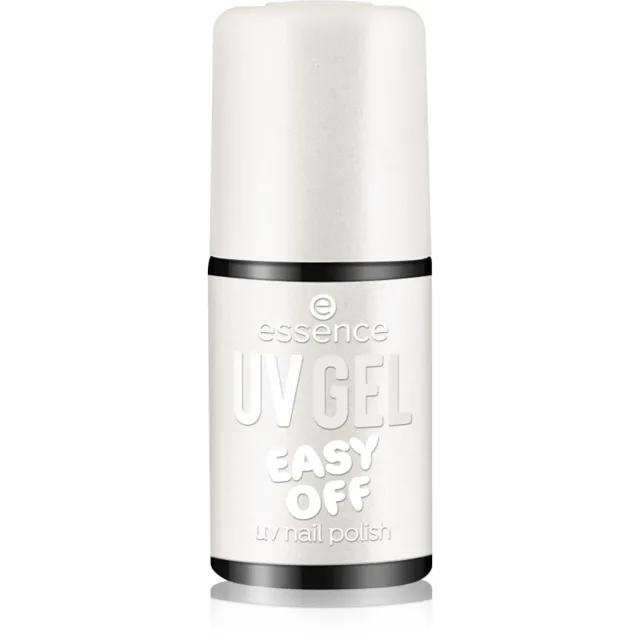 essence UV GEL EASY OFF gelový lak na nehty s použitím UV/LED lampy odstín 101 - faux pearl 5 ml