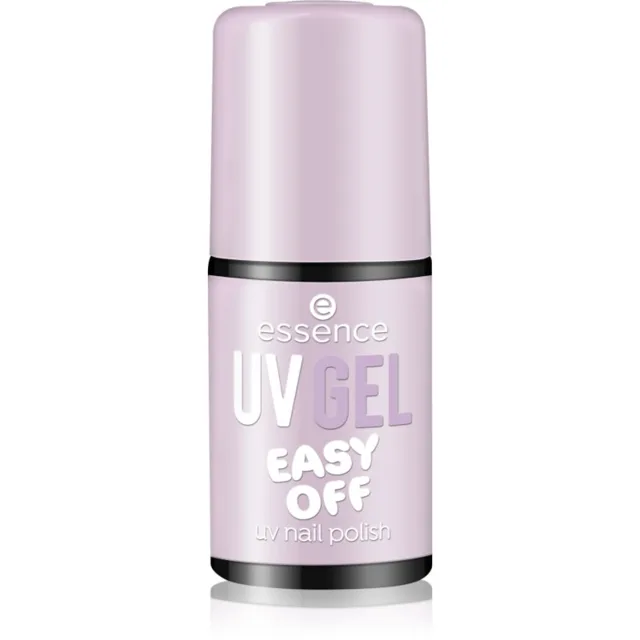essence UV GEL EASY OFF gelový lak na nehty s použitím UV/LED lampy odstín 105 - lavender lady 5 ml