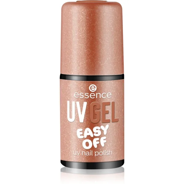 essence UV GEL EASY OFF gelový lak na nehty s použitím UV/LED lampy odstín 107 - bronze me, baby! 5 ml