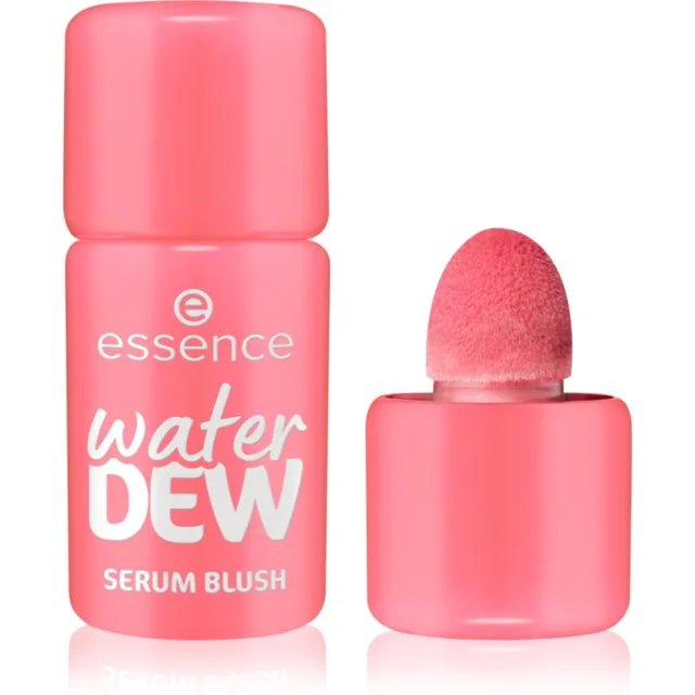 essence water DEW SERUM BLUSH tekutá tvářenka s rozjasňujícím efektem odstín 20 Juicy Melon 3.5 ml