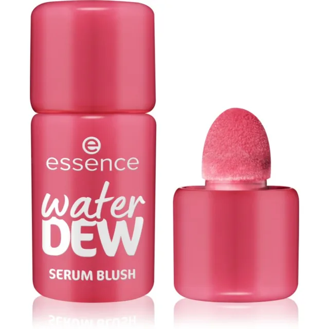 essence water DEW SERUM BLUSH tekutá tvářenka s rozjasňujícím efektem odstín 40 Milky Berry 3.5 ml