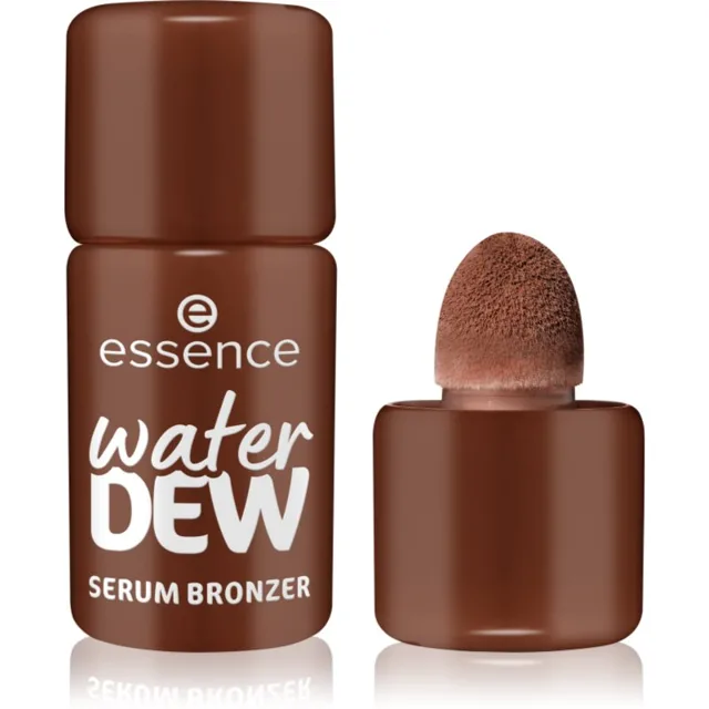 essence water DEW SERUM BRONZER tekutý bronzer s rozjasňujícím efektem odstín 40 Deep Beam 3.5 ml
