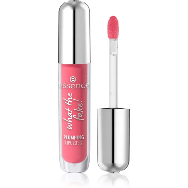 essence WHAT THE FAKE! lesk na rty pro větší objem odstín 101 Main Squeeze 4 ml