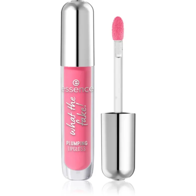 essence WHAT THE FAKE! lesk na rty pro větší objem odstín 102 Pink About It 4 ml
