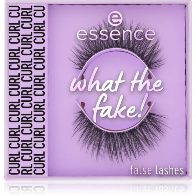 essence WHAT THE FAKE! umělé řasy Dramatic Curl 1 pár