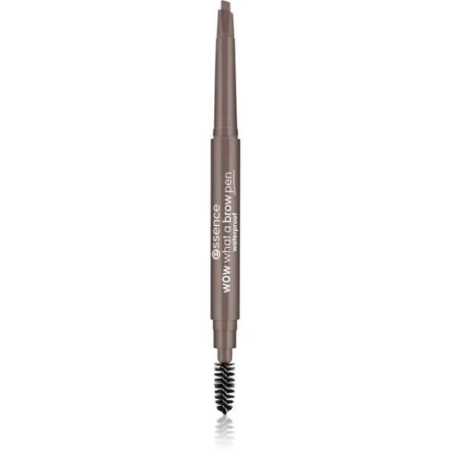 essence WOW What a Brow tužka na obočí s kartáčkem odstín 01 Light Brown 0,2 g