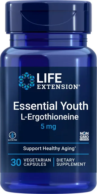 Essential Youth L-Ergothioneine, 30 kapslí