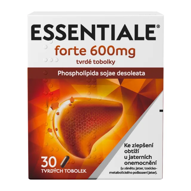 Essentiale forte 600 mg 30 tvrdých tobolek