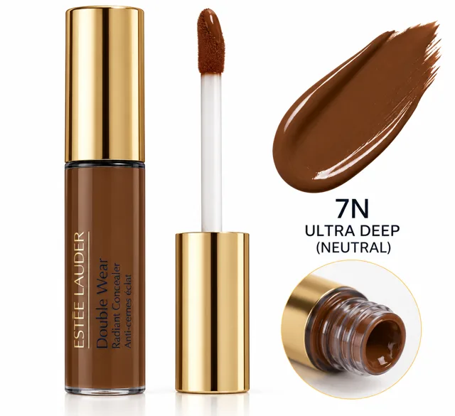 Estée Lauder Double Wear Radiant Concealer – 7N Ultra Deep (Neutral) 10ml /drobné poškození, bez krabičky/