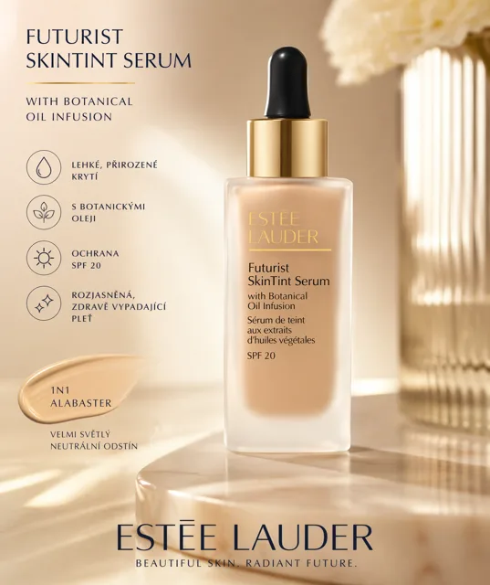 Estée Lauder Futurist SkinTint Serum SPF 20 – odstín 1N1 Alabaster 30ml