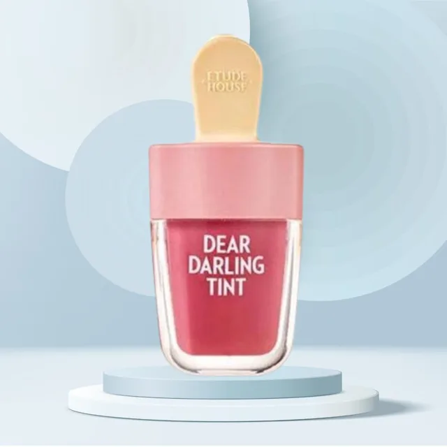 Etude House - Dear Darling Water Gel Tint PK004 Red Bean Red - Gelový tint na rty - 4,5 g