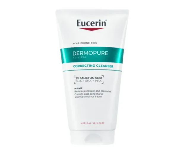 Eucerin DermoPure CLINICAL exfoliační čis.gel150ml