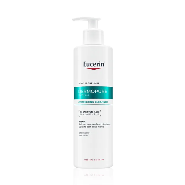 EUCERIN DermoPure CLINICAL Exfoliační čisticí gel 400ml