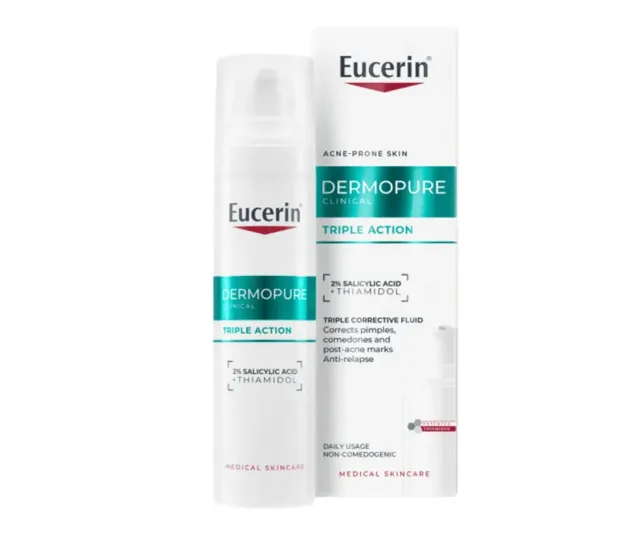 Eucerin DermoPure Clinical Fluid s trojitým účinkem 40 ml