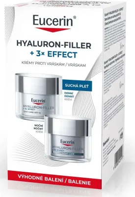 Eucerin Hyaluron Filler+3 x EF. den+noc krém 2 x 50 ml 2023