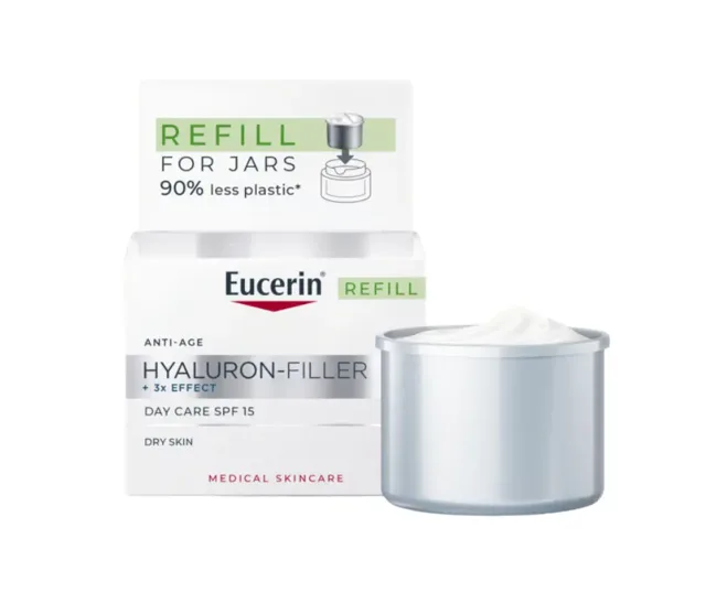 Eucerin Hyaluron Filler+3 x Effect denní krém náplň 50 ml