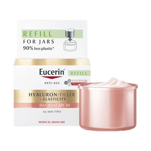 EUCERIN Hyaluron-Filler + Elasticity Denní krém Rosé REFILL 50 ml