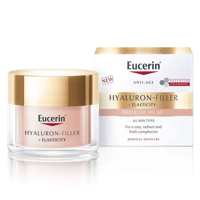EUCERIN Hyaluron-Filler+Elasticity Denní krém Rosé SPF30 50 ml