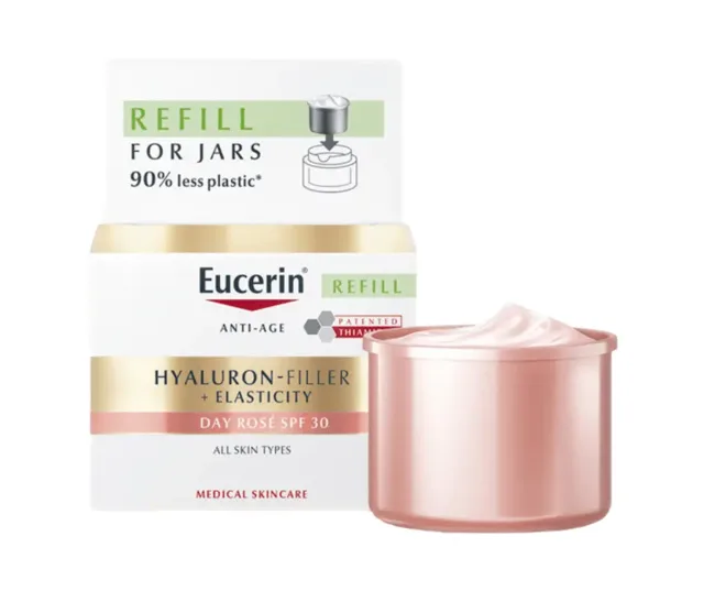 Eucerin HYALURON-FILLER+ELASTICITY denní krém Rosé SPF30 refill 50ml