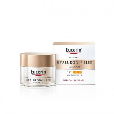 Eucerin Hyaluron-Filler + Elasticity Denní krém SPF 30 50 ml