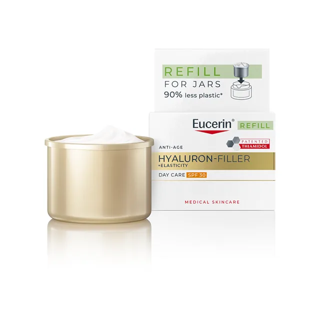 EUCERIN Hyaluron-Filler + Elasticity Denní krém SPF 30 REFILL 50 ml