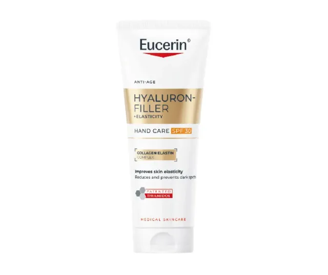 Eucerin Hyaluron-Filler+Elasticity krém na ruce SPF30 75ml new