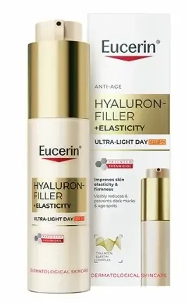 Eucerin Hyaluron Filler Elasticity lehký denní krém s bází SPF50 50 ml