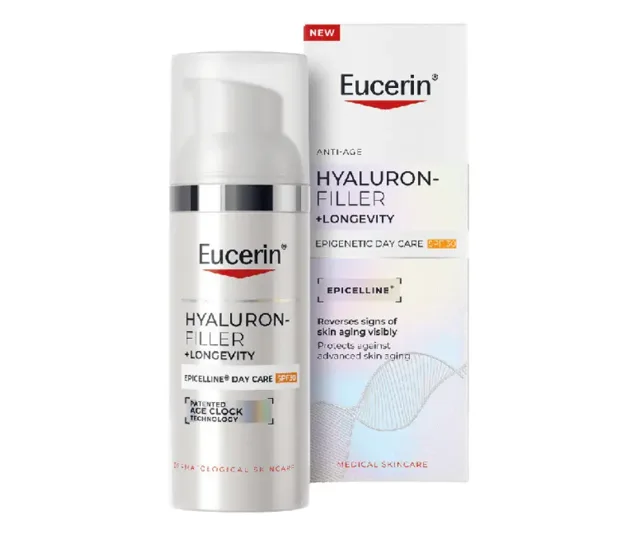 Eucerin Hyaluron-Filler + Longevity Epigenetic denní krém SPF30 50 ml