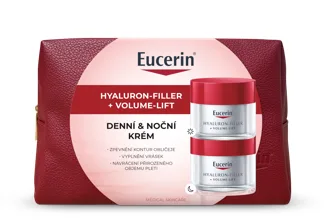 Eucerin Hyaluron-Filler + Volume-Lift denní + noční krém 2 x 50 ml dárková sada