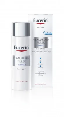 Eucerin Hyaluron Hyaluron-Filler + 3x Effect krém pro normální a smíšenou pleť 50 ml