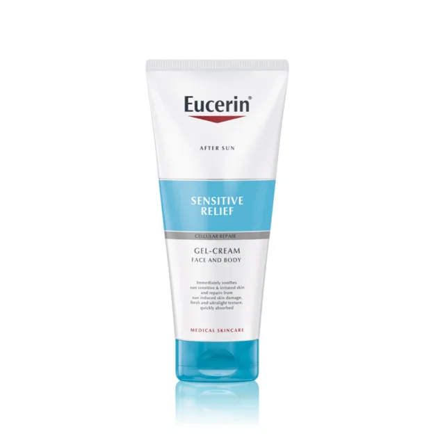 EUCERIN Sensitive Relief Regenerační gelový krém po opalování 200 ml