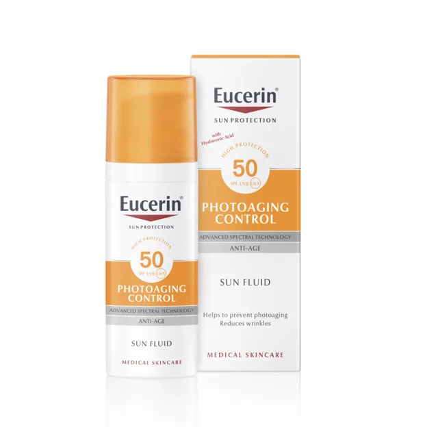 EUCERIN Sun Photoaging Control Opalovací emulze na obličej SPF50 50 ml