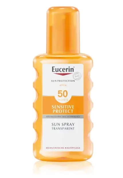 Eucerin Sun transparentní spray na opalování SPF50 200 ml