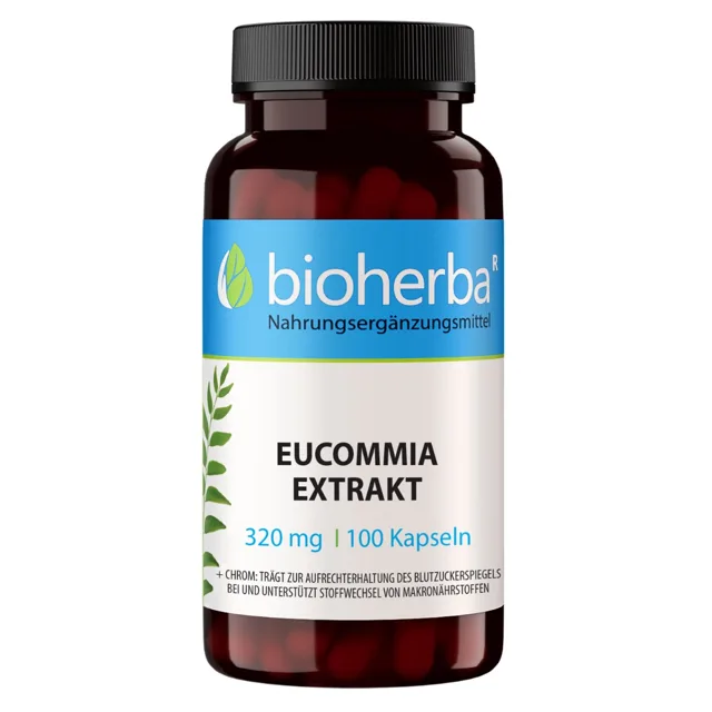 Eucommia extrakt 320 mg - 100 kapslí - Bioherba