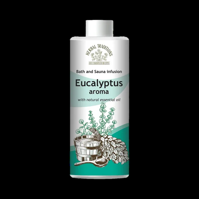 Eukalyptové aroma do koupele, sauny a parní lázně - 500 ml - Herbal Traditions