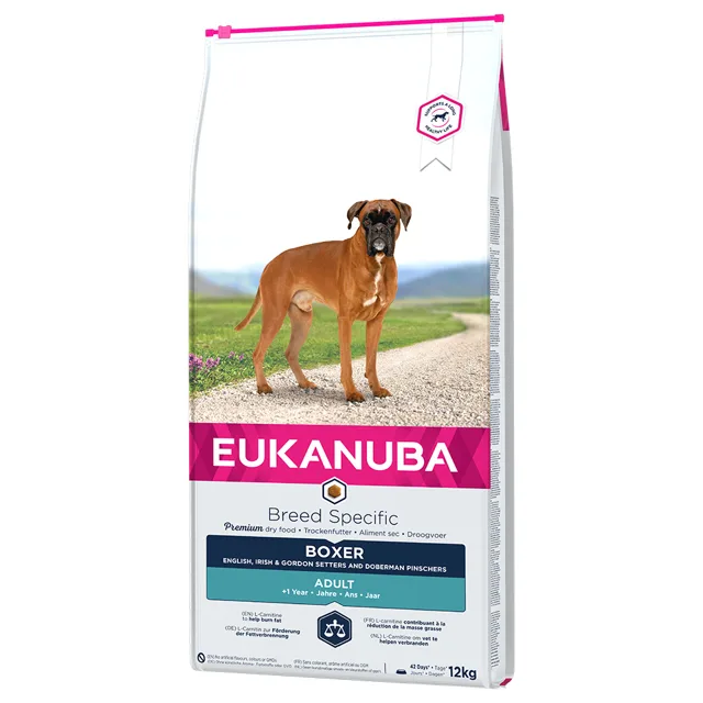 Eukanuba Adult Breed Care Boxer - výhodné balení: 2 x 12 kg