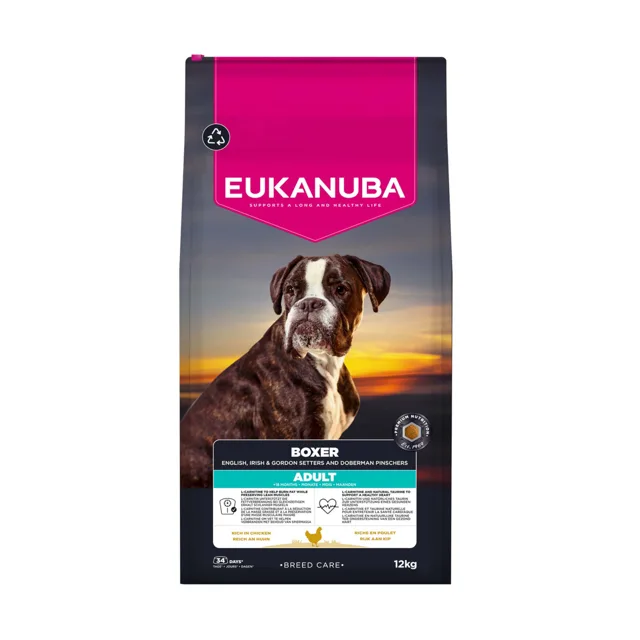 Eukanuba Adult Breed Care Boxer - výhodné balení: 2 x 12 kg