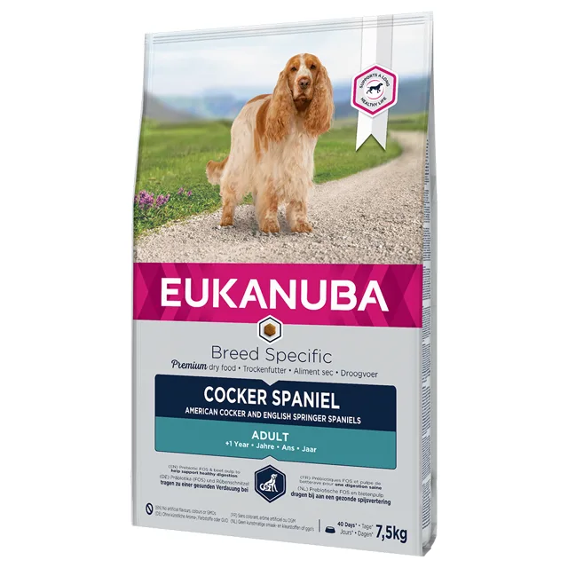 Eukanuba Adult Breed Care Cocker Spaniel - 7,5 kg
