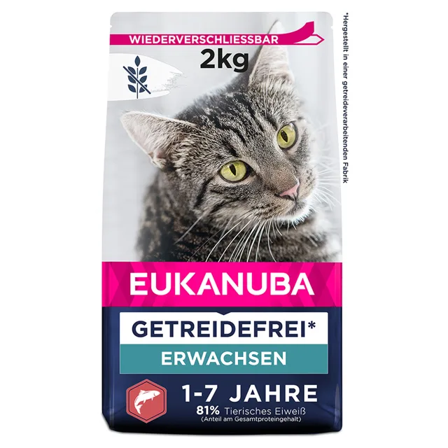 Eukanuba Adult Grain Free bohaté na lososa - 2 kg