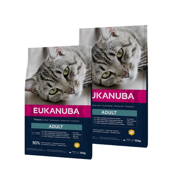 EUKANUBA Cat Adult All Breeds Top Condition Chicken &amp; Liver 2 x 10 kg