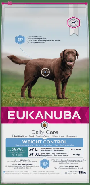 Eukanuba Daily Care Large Weight Control 15kg