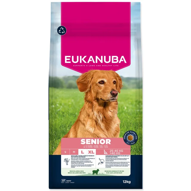 Eukanuba Krmivo Senior Large rich in lamb 12kg