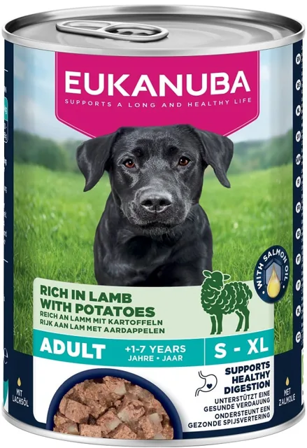 EUKANUBA Life Care Adult Rich in Lamb 400 g paštika pro psy bohatá na jehněčí maso a brambory