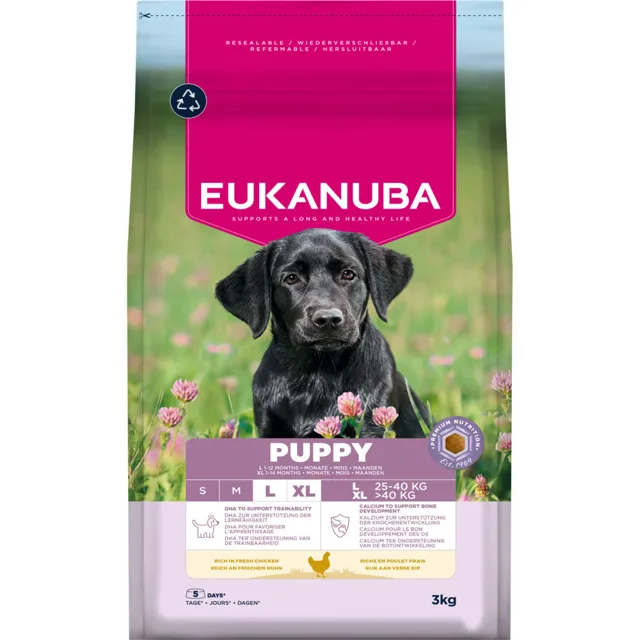 Eukanuba Premium Nutrition Puppy Large a Giant Breed kuřecí - 3 kg