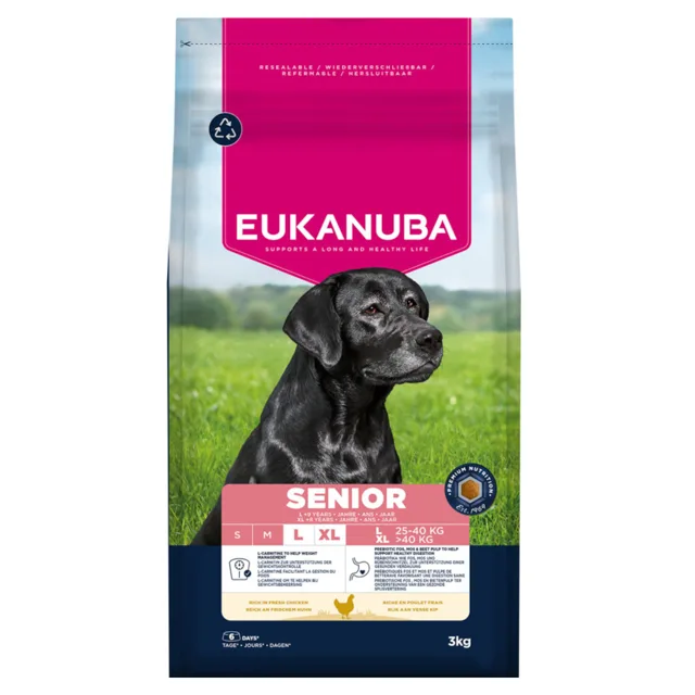 Eukanuba Premium Nutrition Senior Large & Giant Breed Chicken - 3 kg