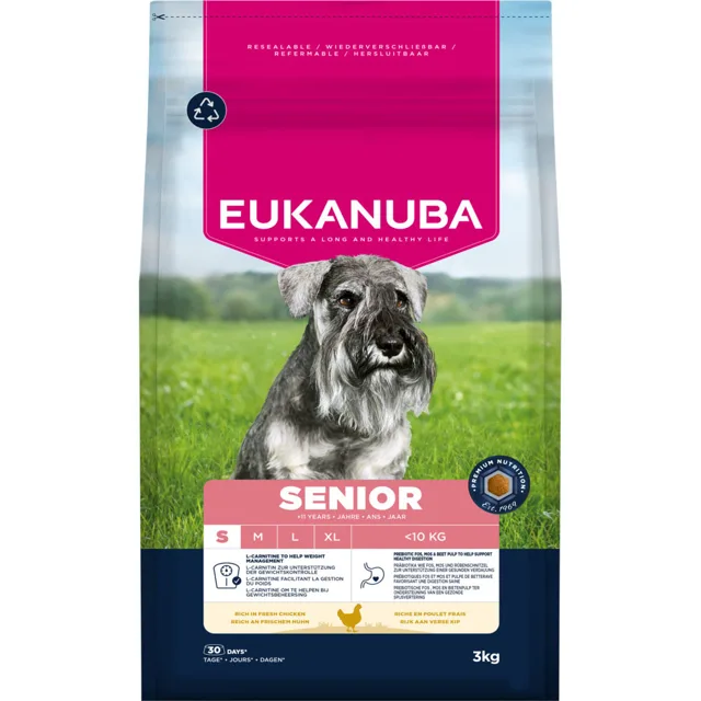 Eukanuba Premium Nutrition Senior Small Breed Chicken - 7,5 kg
