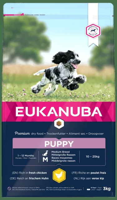 Eukanuba Puppy Medium 3kg