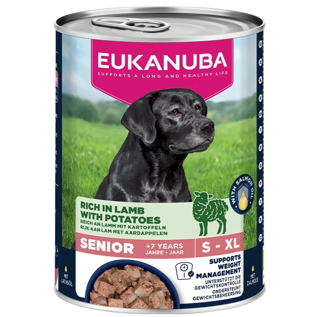 Eukanuba Senior Rich in Lamb with Potatoes - 6 x 400 g