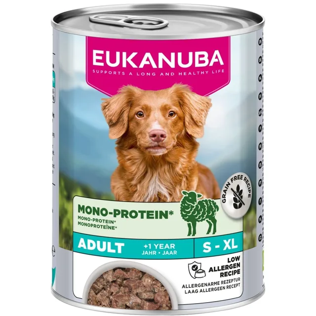 EUKANUBA Special Care Adult MonoProtein Lamb 400g jehněčí, monoproteinové mokré krmivo pro psy