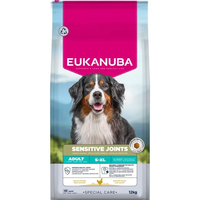 EUKANUBA Special Care Adult Sensitive Joints 12 kg krmivo pro dospělé psy s citlivými klouby